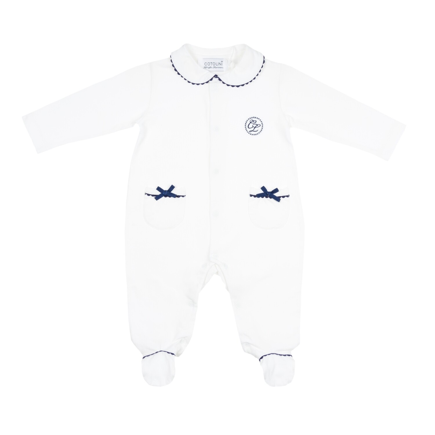 Coraline blanc + marine