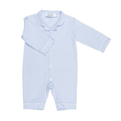 BB Flanelle rayure ciel
