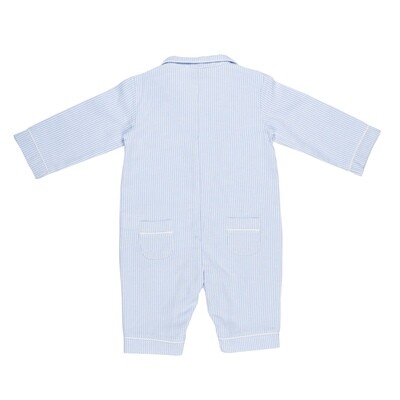 BB Flanelle rayure ciel