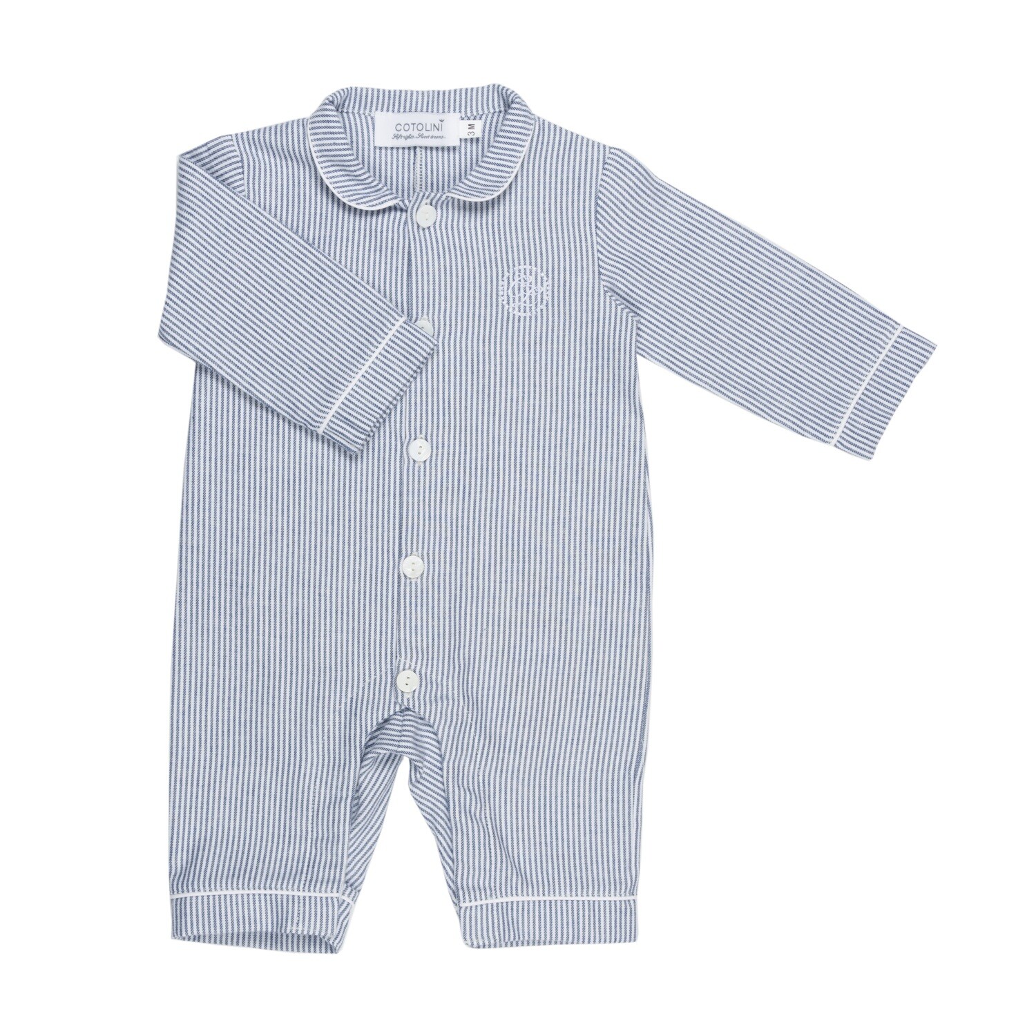 BB Flanelle rayure marine