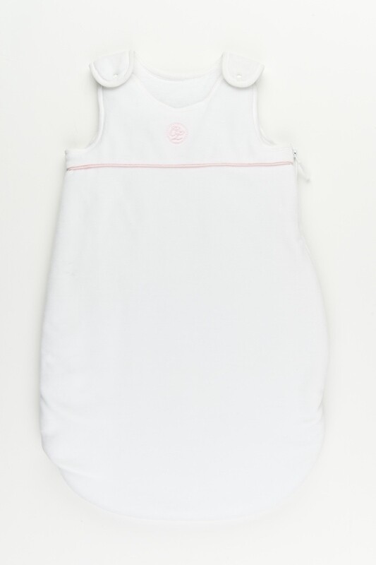 Slaapzak l&#39;essentiel blanc + rose