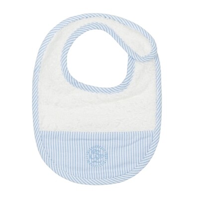Bib flannel stripes light blue
