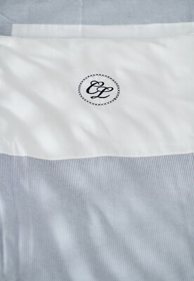 Duvet Cover Megève stripes navy blue