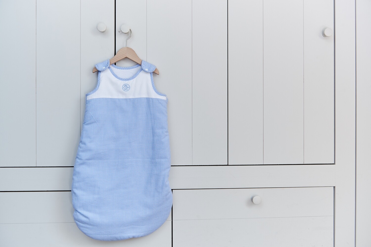 Sleeping Bag Megève vichy licht blue