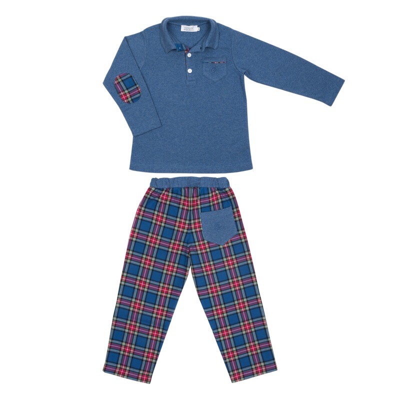 Marcel tartan jeans