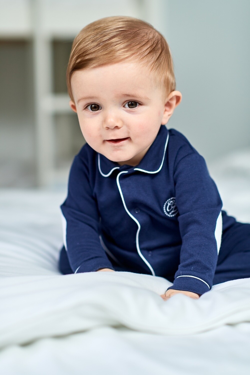 Cédric navy + white