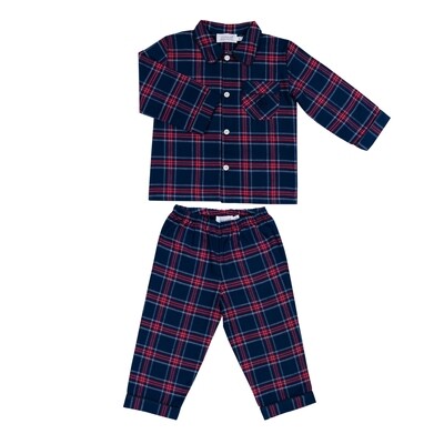 Mathieu W tartan marine