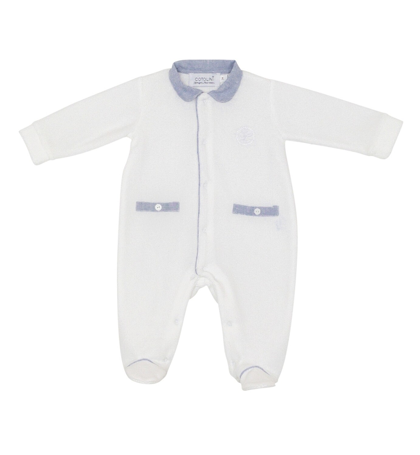 Marcus velvet white + denim