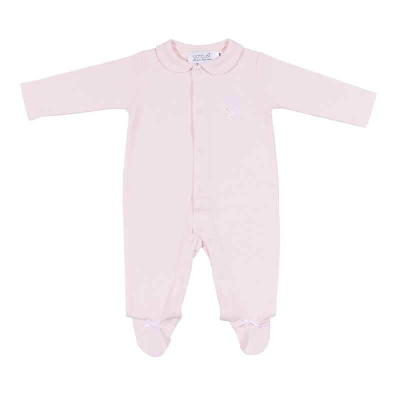 Alix rose pois blancs