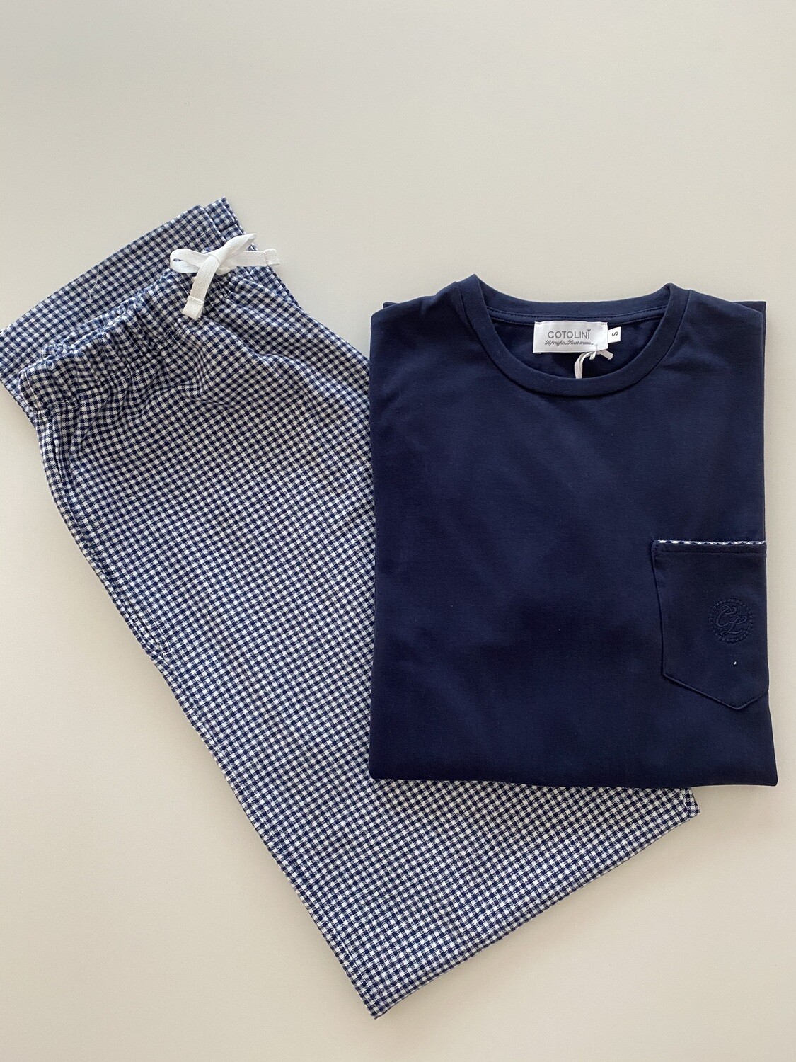 Pyjamas vichy navy Men