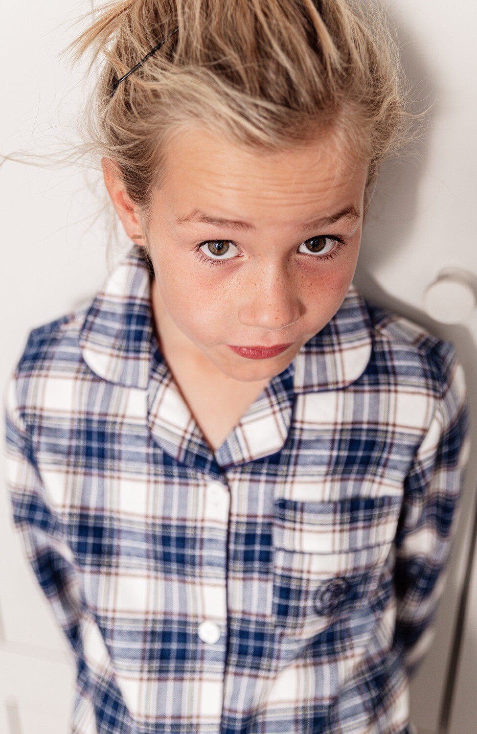 Marie W tartan jeans