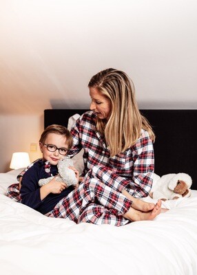 Maëlle W tartan wit groen marine