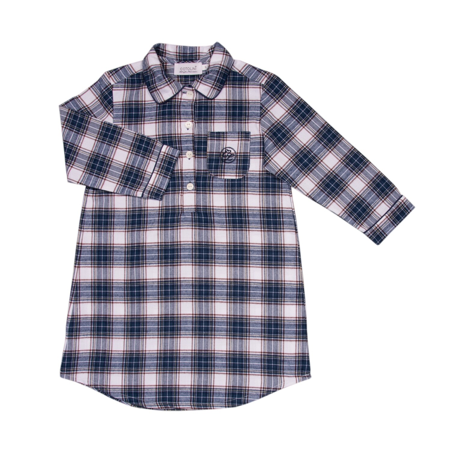 Nightgown Chemise de nuit tartan jeans