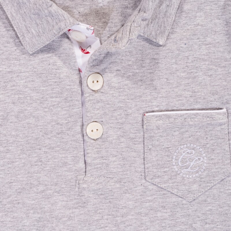 Maxime short gris parapluies