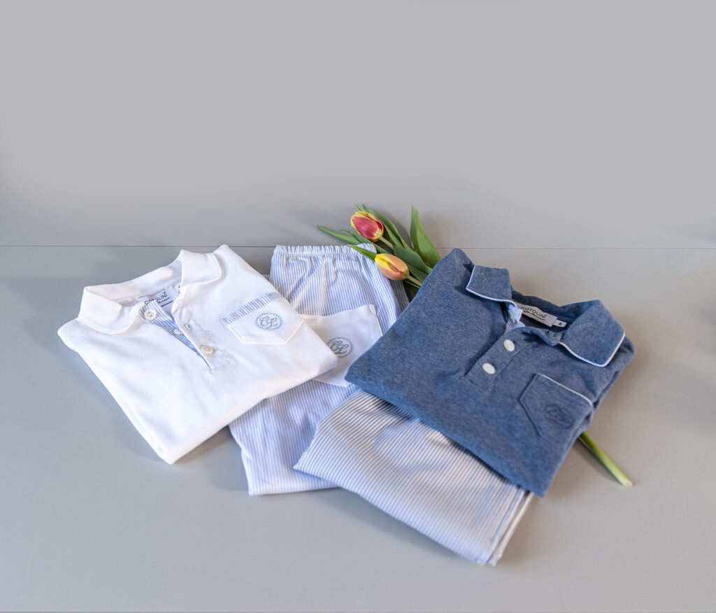Maxime long stripes navy + jeans