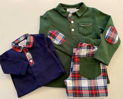 Marcel tartan T18C + polo vert