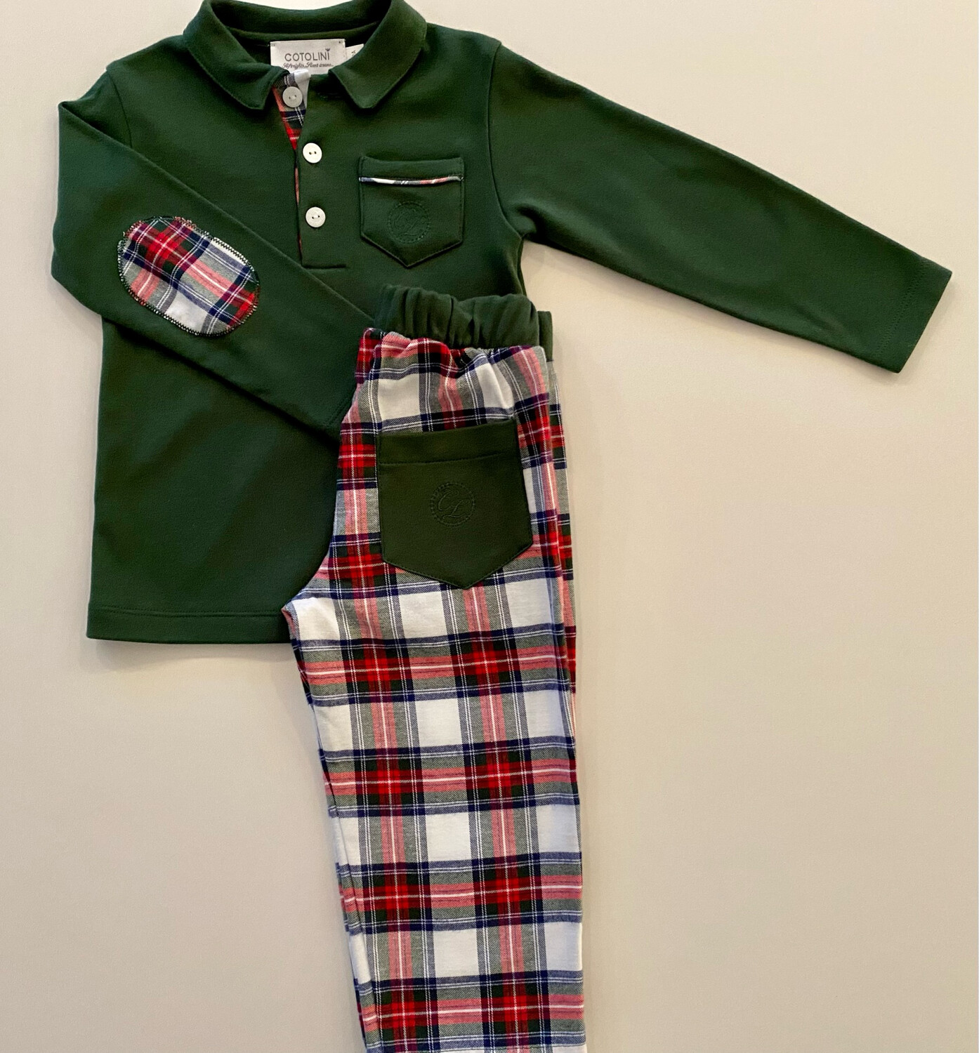Marcel tartan T18C + polo vert