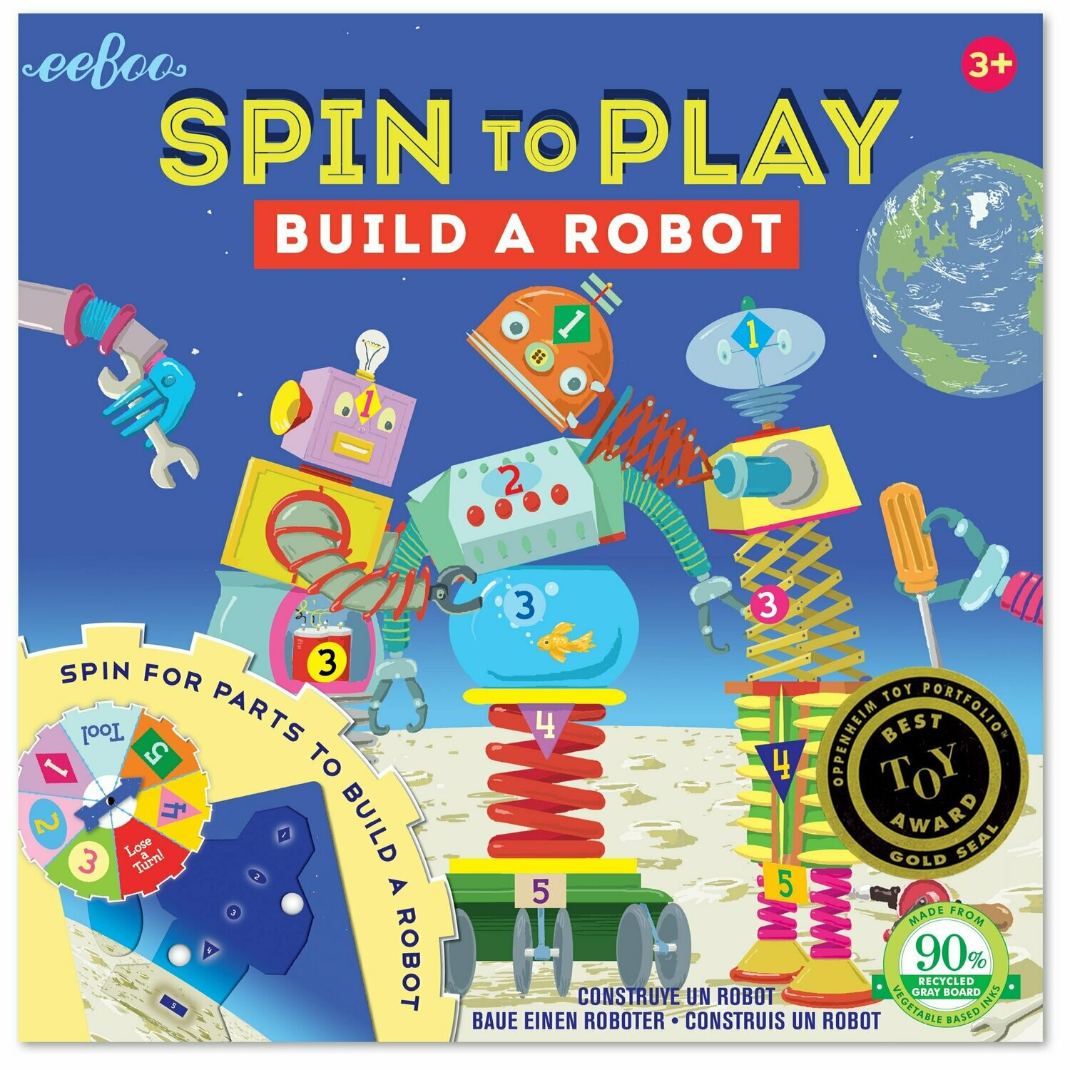EB Build A Robot Spinner Puzzle Game