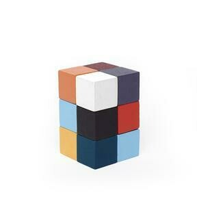 KI Elasti Cube 3D Wooden Puzzle