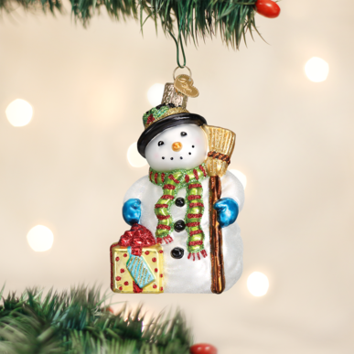 OW Gleeful Snowman Ornament