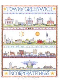 OH Town of Greenwich Sampler Boxed Note Cards