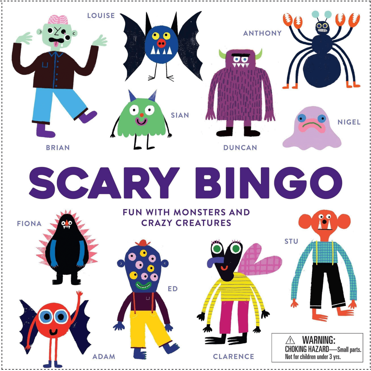 CB Scary Bingo Fun with Monsters and Crazy Creatures