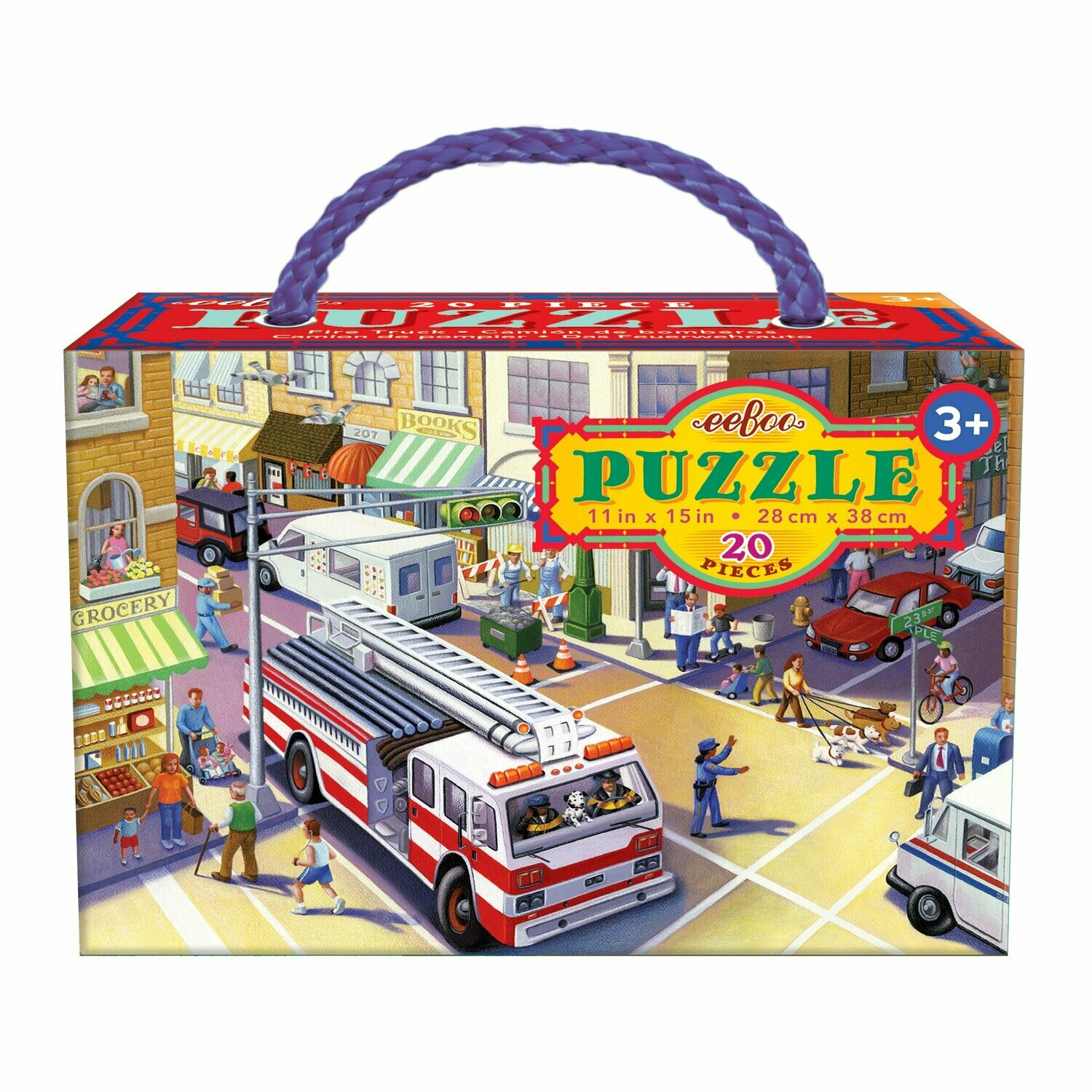 EB Fire Truck 20 Piece Puzzle