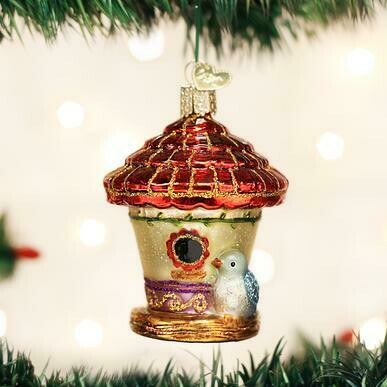 OW Charming Birdhouse Ornament