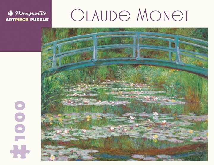PO Monet Japanese Footbridge 1,000 Piece Puzzle