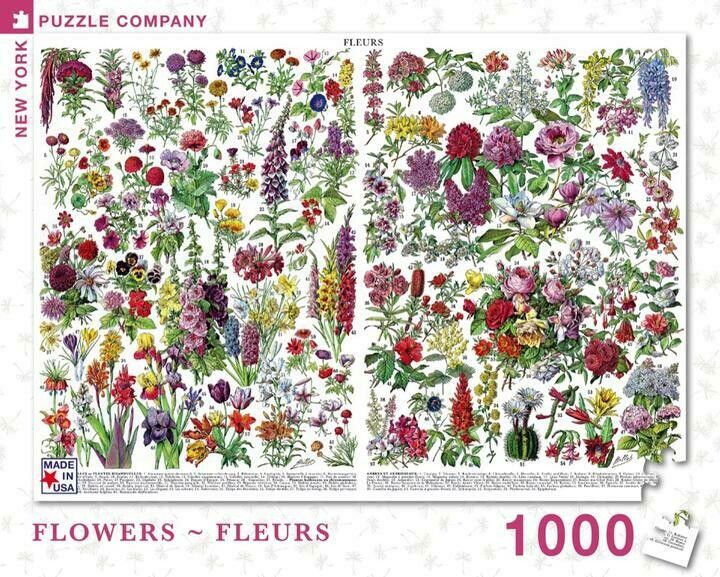 NP Flowers - Fleurs 1,000 PC Puzzle