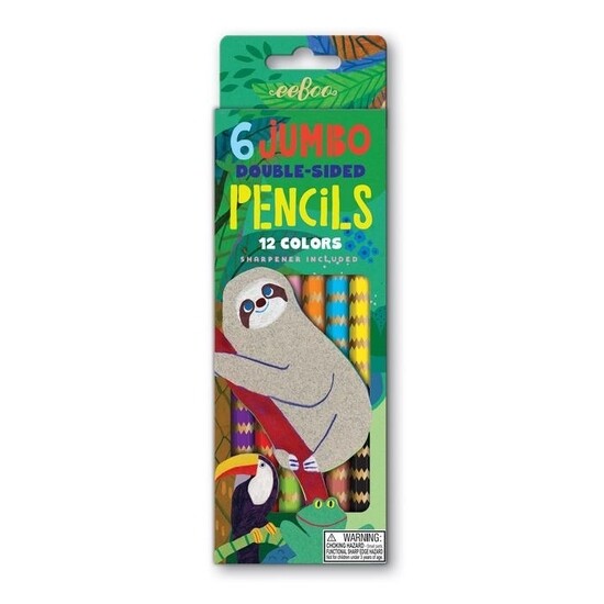 EB Sloths Double-sided Pencils