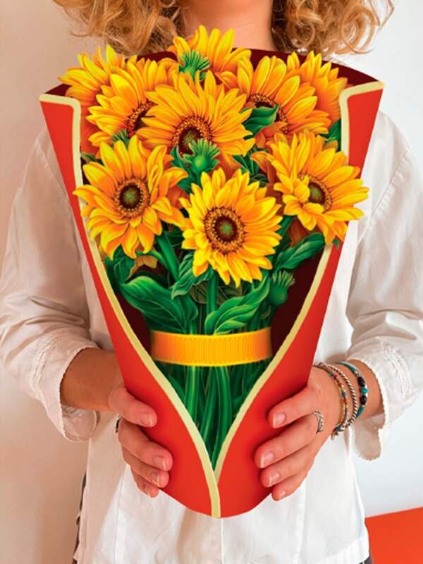FP Sunflowers Flower Bouquet Greeting Card