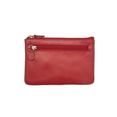 ILI Red Coin Purse with Key Ring 