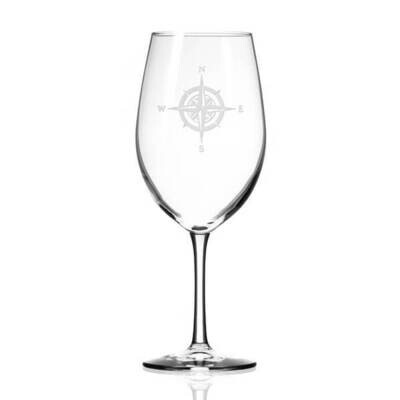 RG Compass Rose Wine Glass