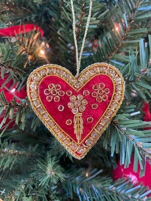 STN Red Heart Ornament
