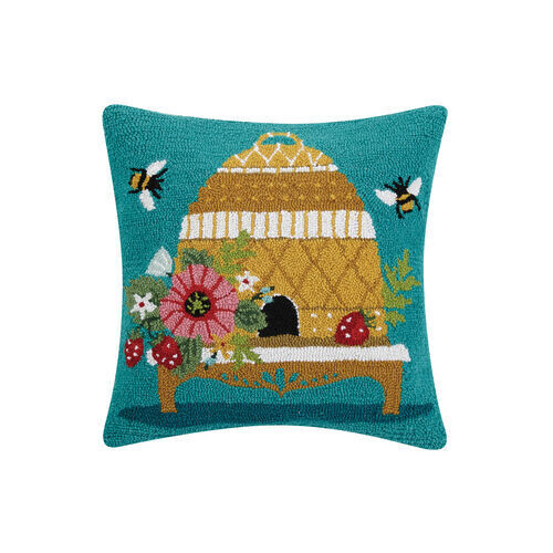 PH Bee Hive Hook Pillow 18" SQ