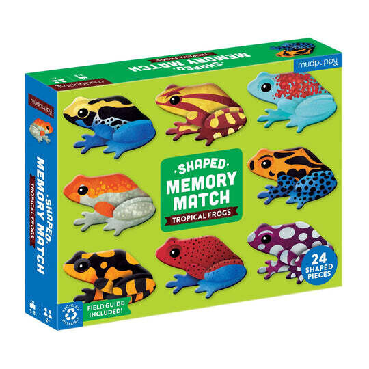 CB Tropical Frogs Shaped Memory Match
