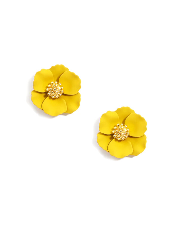 ZE Yellow Mini Flower Stud Earring