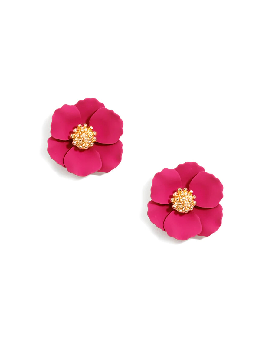 ZE Hot Pink Mini Flower Stud Earring