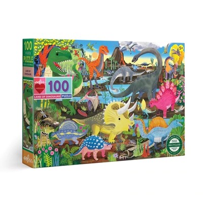 EB Land of Dinosaurs 100-PC Puzzle