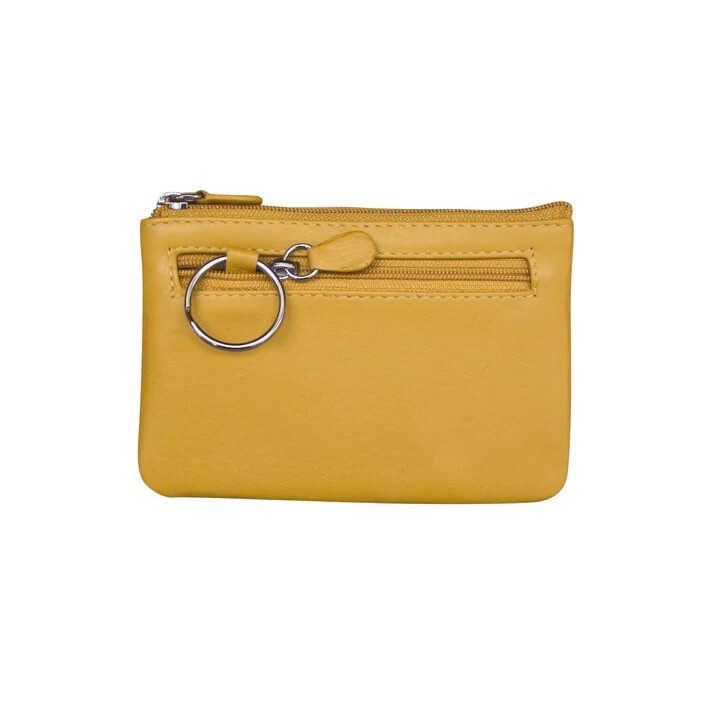 ILI Yellow Coin Holder with Key Ring