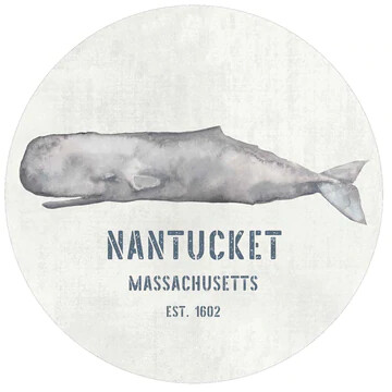 RF Nantucket Whale Coaster S/4