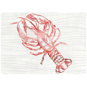 RF Red Lobby Set of 4 Placemats