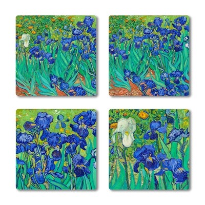 RC van Gogh "Irises" Coasters