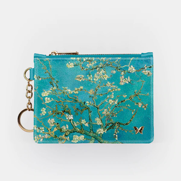 MO Almond Blossoms Keychain Wallet