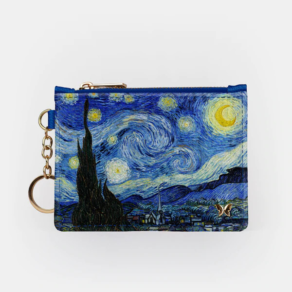 MO Starry Night Keychain Wallet