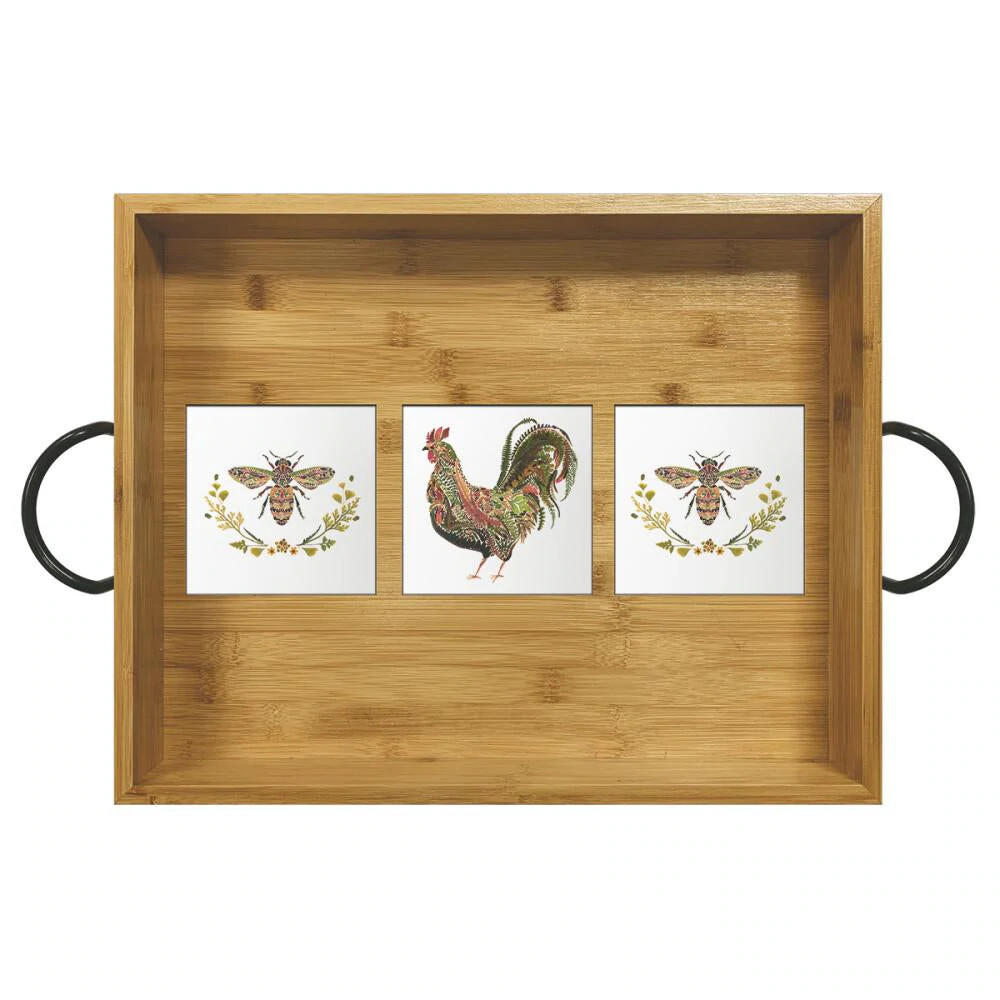 PPD Provencal Bamboo Tray