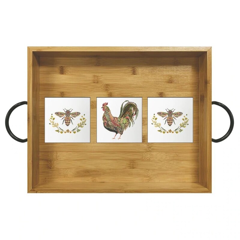 PPD Provencal Bamboo Tray