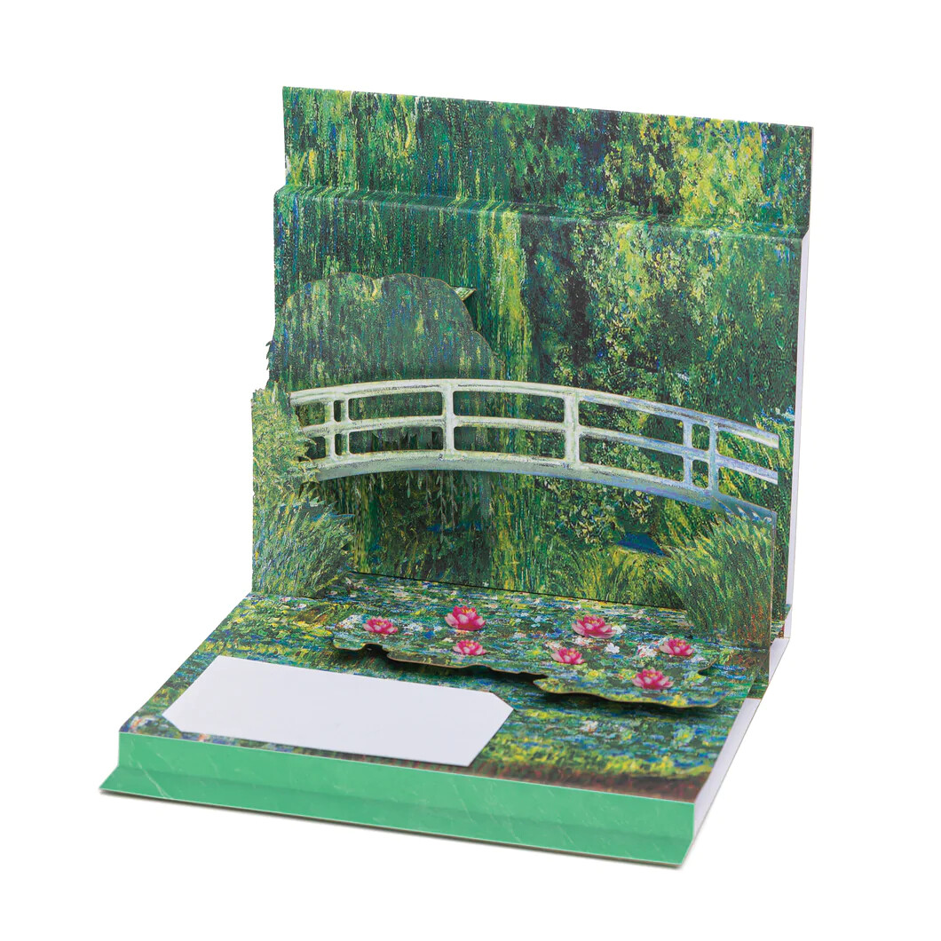 TIA Water Lilies and Japanese Bridge Pop-Up Card