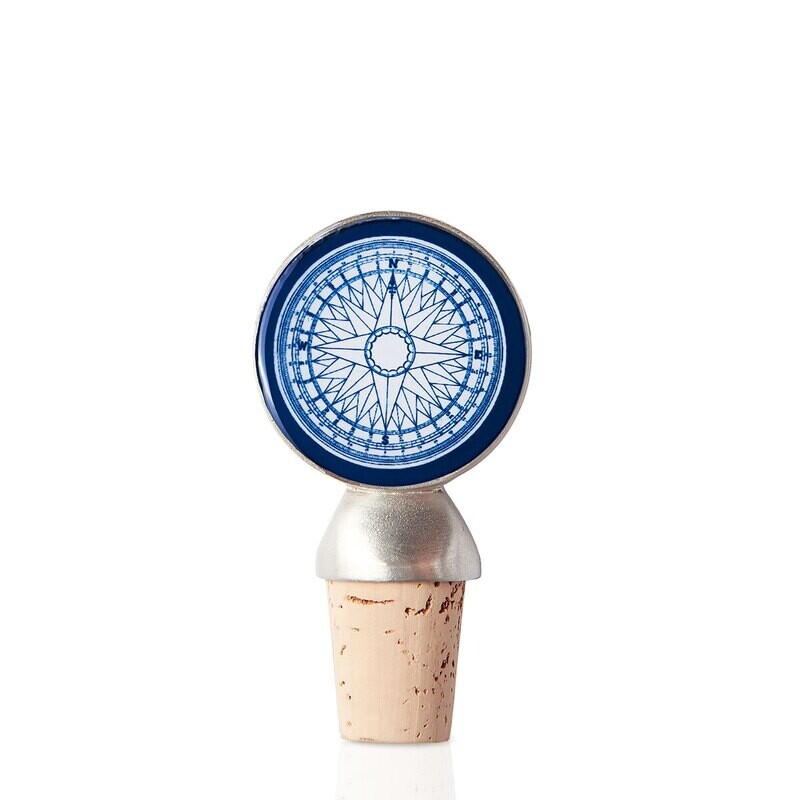 CM Compass Rose Wine Stopper